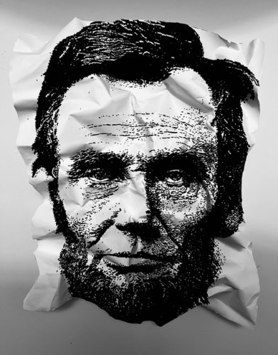 Crumpled Lincoln - front