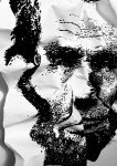 Crumpled Lincoln - side distortion view
